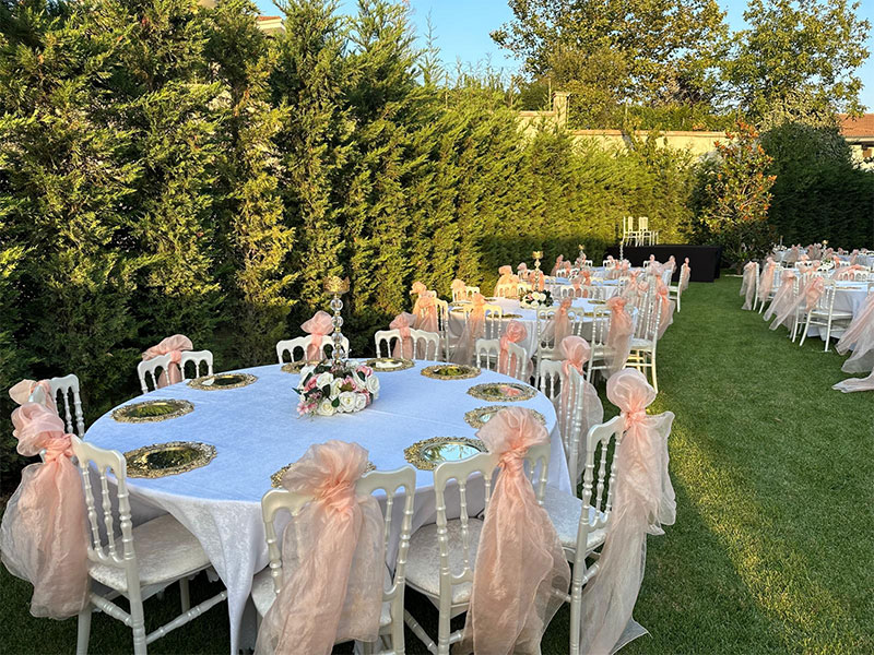 Bahçede Düğün ve Nikah Organizasyonu